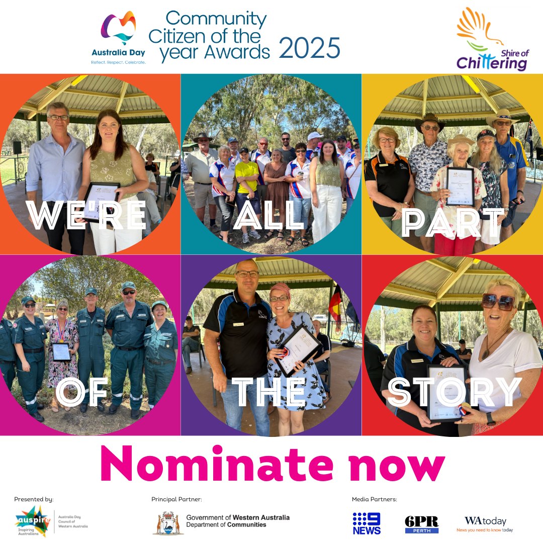 Nominations for Community Citizen of the Year Awards now open!