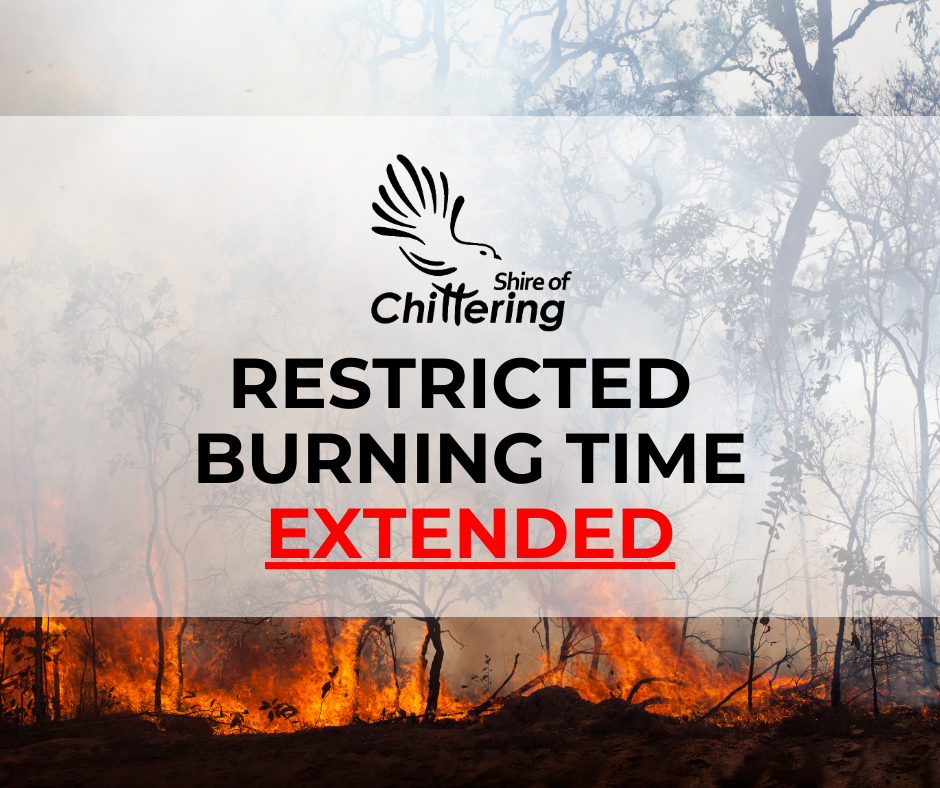 Restricted Burning Time Extended to 14 June 2024