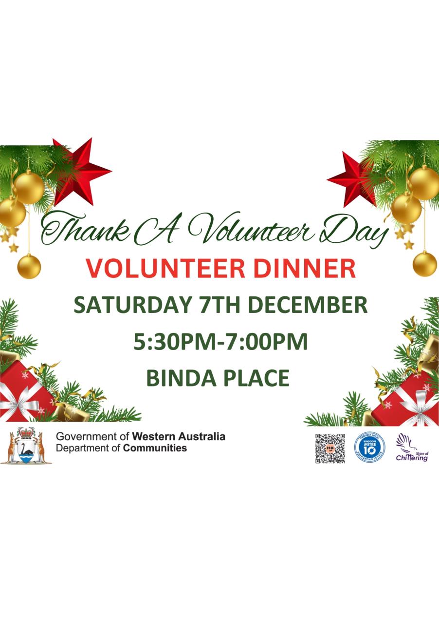 Thank a Volunteer Day - Volunteer Dinner