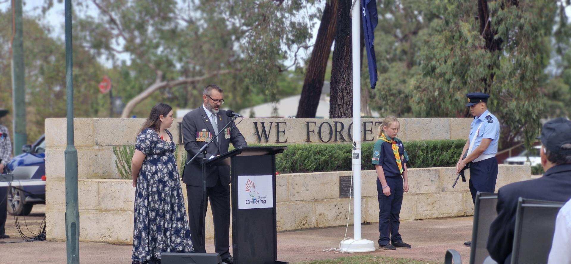CHITTERING ANZAC Day - Recognition and Rememberance